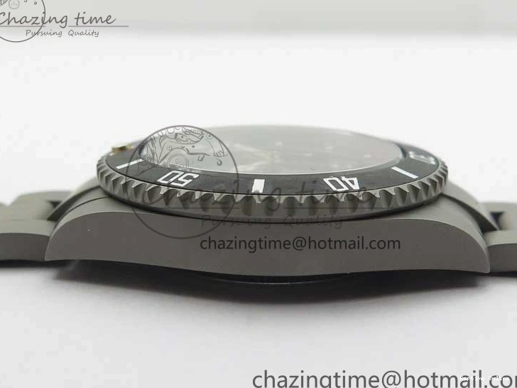 0522 Submariner 116610 Andrea Pirlo Sandblasted ROF Best Edition Carbon Bezel on Skeleton DIal SA TimelessDesign 2789